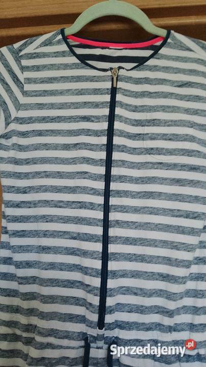 Kombinezon damski z krótkimi nogawkami Paski