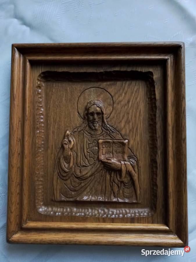 Płaskorzeźby drewniane dąb Krajenka