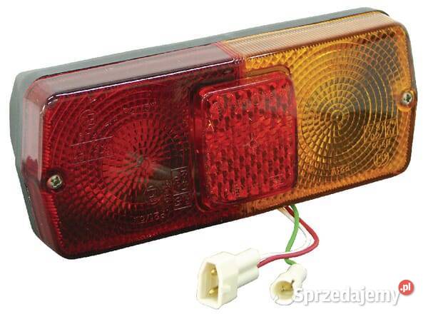 Lampa tylna zespolona lewa prostokątna 12V