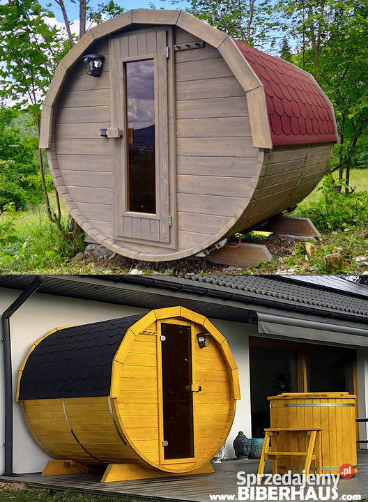 SAUNA Ogrodowa MINI mała Akcesoria BECZKA małopolskie