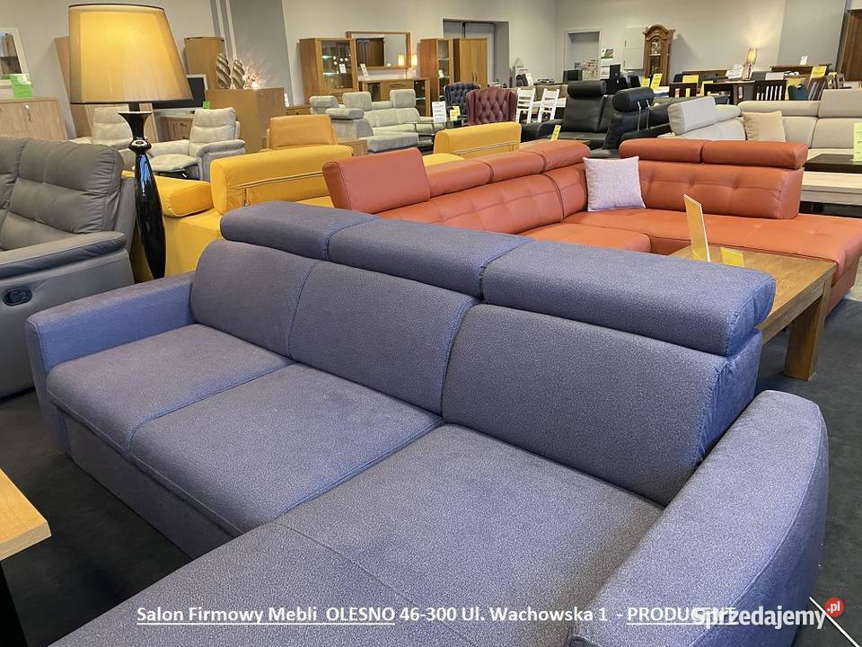 Nowy Narożnik 180x240 ze Spaniem NOVARA Tkanina Narożniki Olesno sprzedam