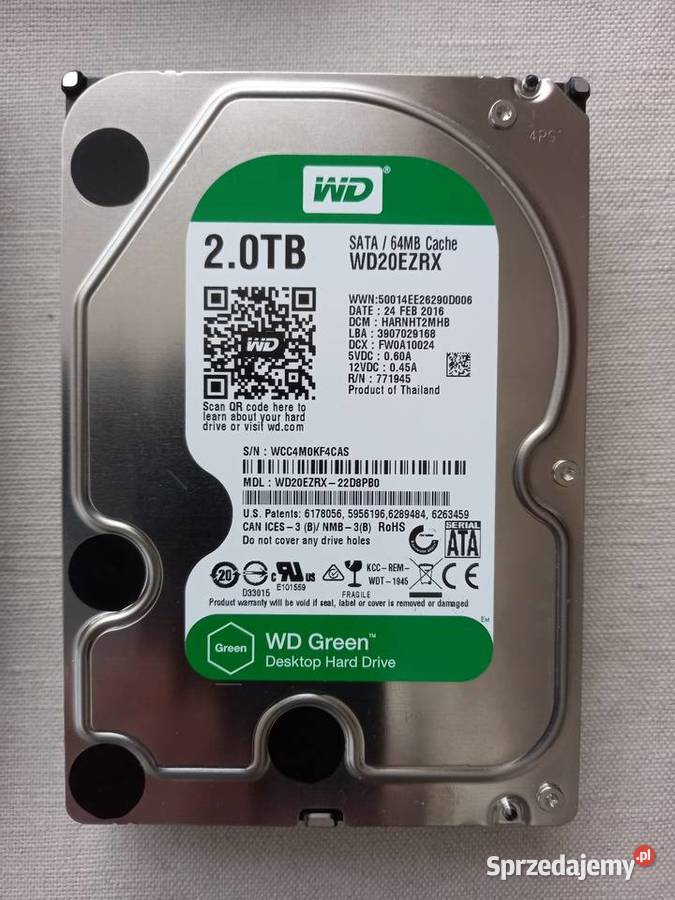 Dyski twarde HDD 2TB różne modele Tomaszów Lubelski