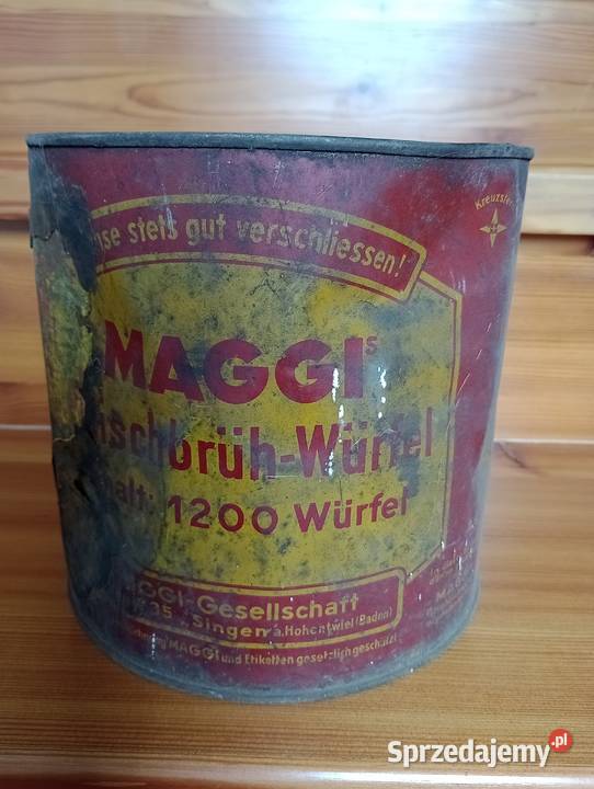 Puszka pojemnik MAGGI 1200 śląskie Katowice