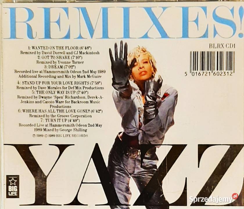 Album Yazz Album The Wanted Remixes CD 1 płyta śląskie