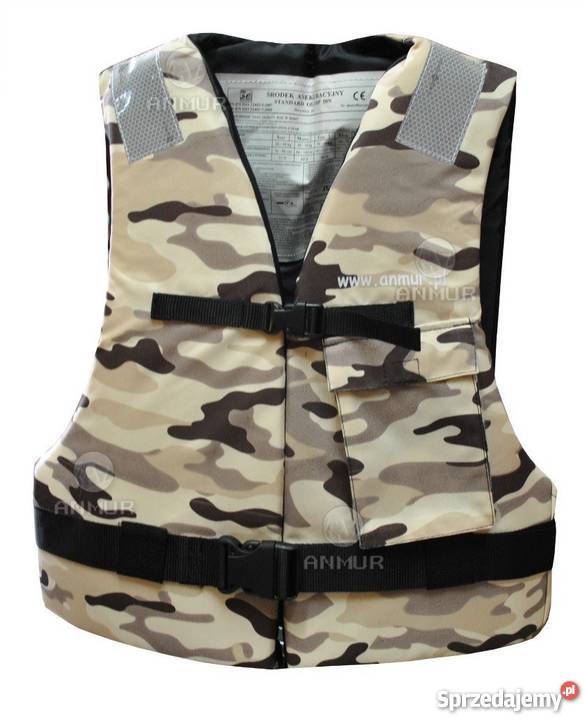 Kamizelka asekuracyjna kapok XXL piasek moro z Rzeszów