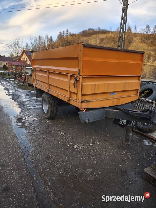 Przyczepy jednoosiowa 3 storny wywrot Przyczepy rolnicze Miechów