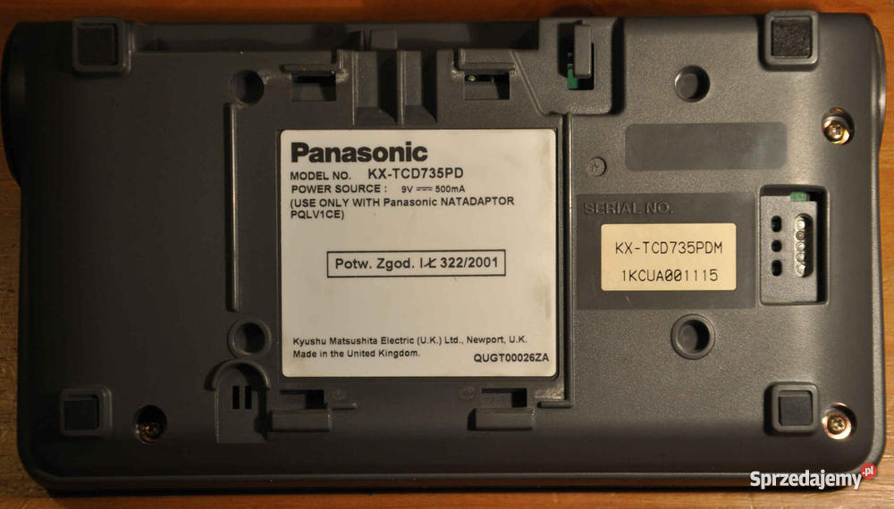 PANASONIC KXTCD735PD Komfortowy cyfrowy telefon Poznań sprzedam