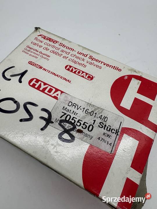 Hydac DRV16140 Zawór dławiąco zwrotny Warszawa sprzedam