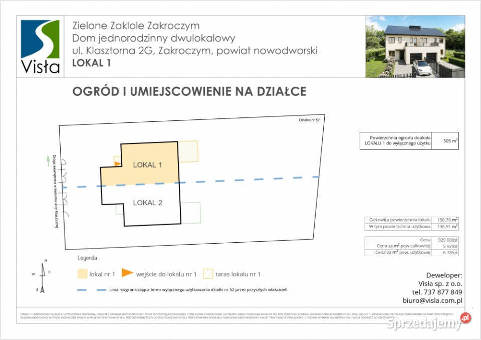 Zielone Zakole Zakroczym Energooszczędny dom mazowieckie sprzedam