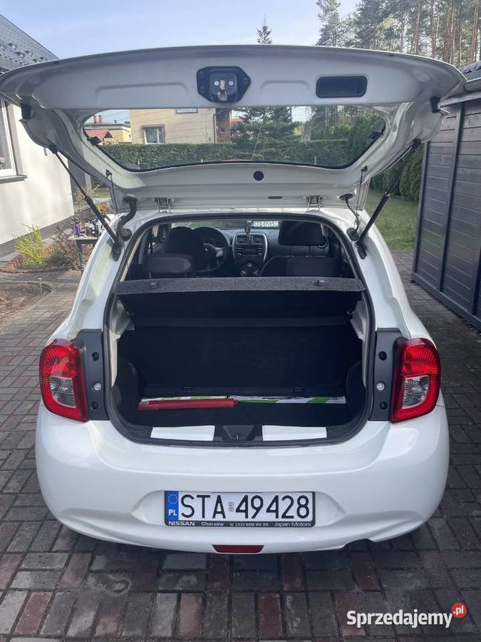 Nissan Micra K13 2015 12 Benzyna Biała Kalety