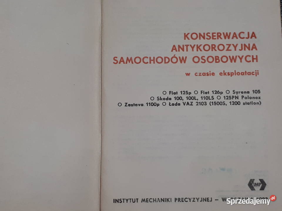 Konserwacja Syrena 125p 126p polonez Zastava Gliwice sprzedam