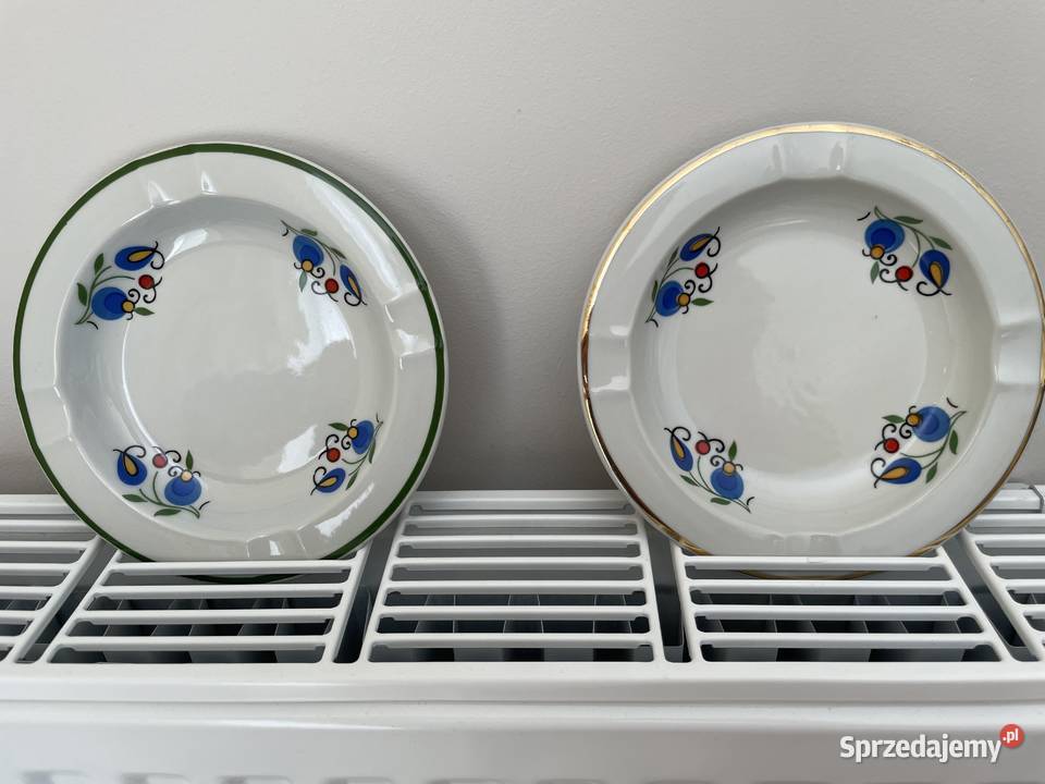 Lubiana wzór kaszubski popielniczka PRL Pruszcz Gdański