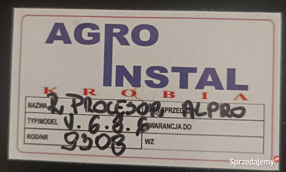R Procesor Alpro V 686 Krobia sprzedam