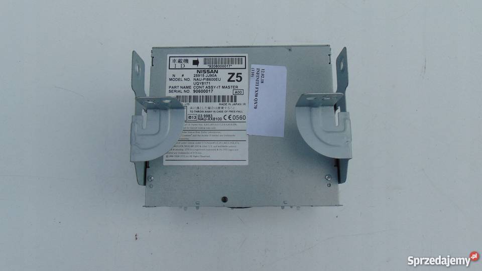 NAWIGACJA RADIO DVD INFINITI FX50 FX37 QX70 Nowy Tomyśl