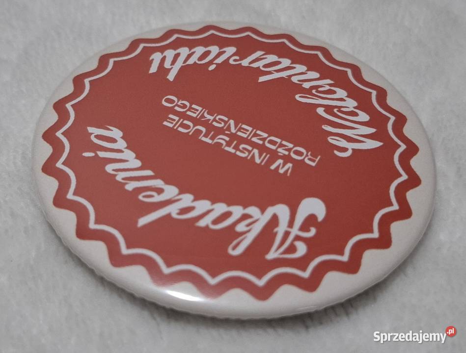 Przypinka Akademia Wolontariatu w Instytucie Czeladź