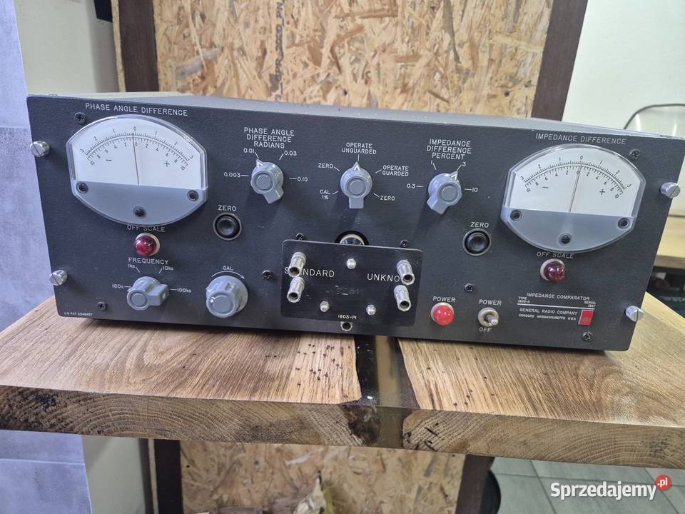 General Radio 1605A impedance comparator Złocieniec