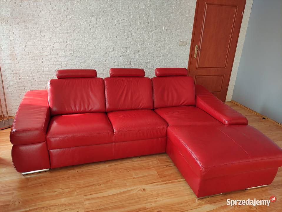 Narożnik skórzany Gala Collezione nowy Cieplewo sprzedam