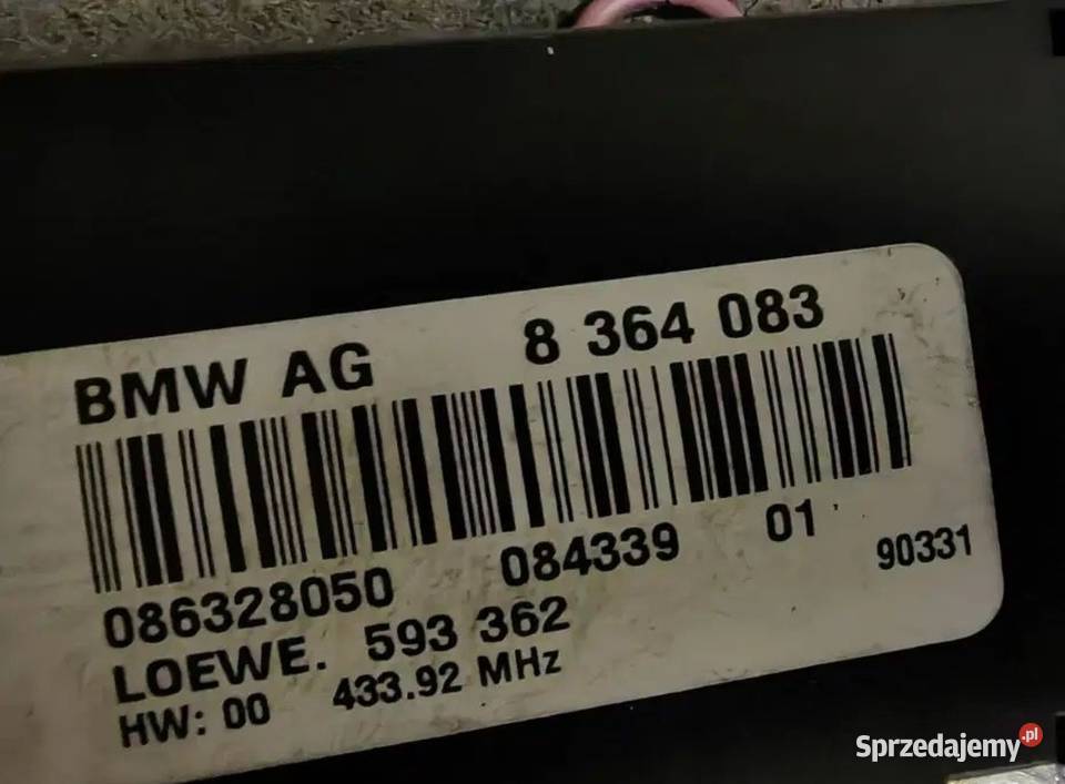 Wzmacniacz anteny BMW E39 sedan Żory