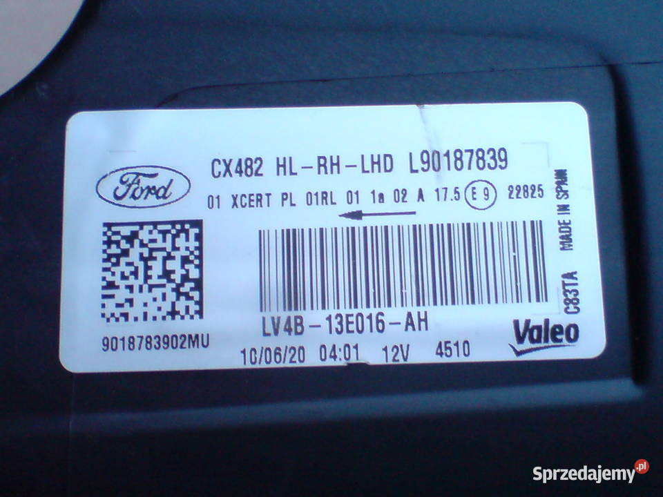 Silniczek regulacji lampy przód prawa FULL LED