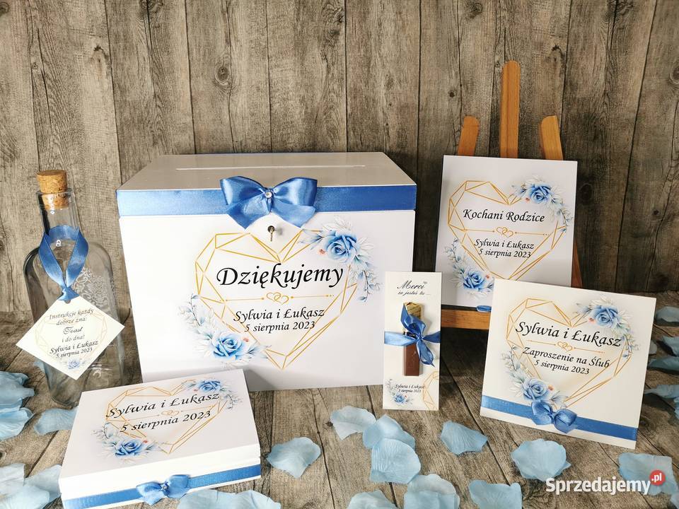 Zaproszenia ślubne dodatki na ślub wesele
