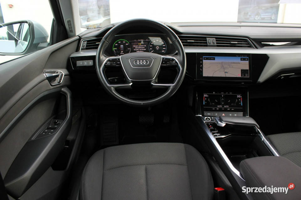Audi etron SalonPL 4x4 FV23 314 ASO Navi Matrix garażowany e-tron mazowieckie Sokołów