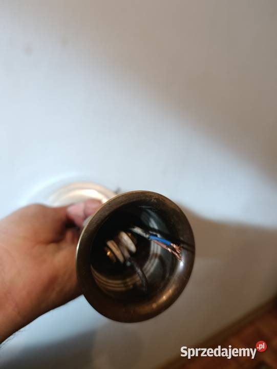 Stara piękna lampa plafon marmurek Art deco Kobylnica