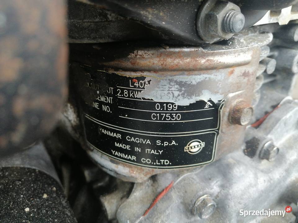 Silnik Yanmar L40 z przekładnia 1500obr