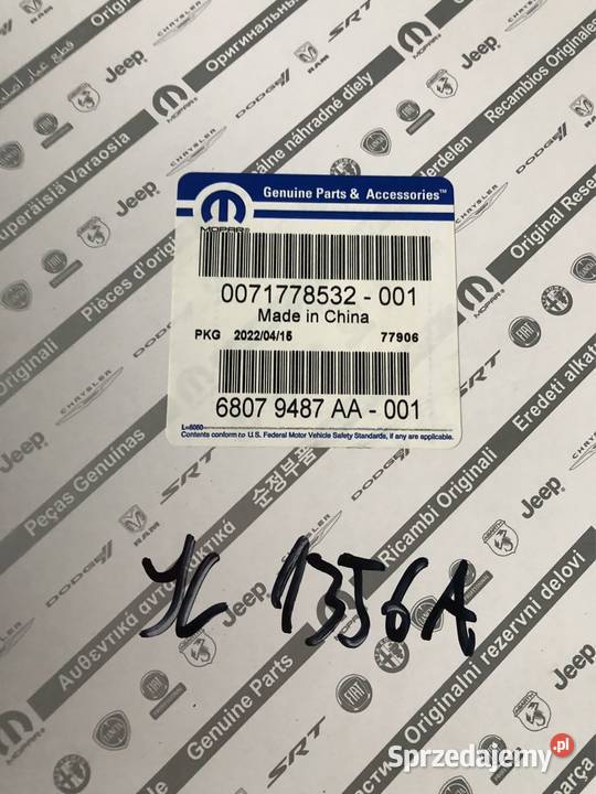 FILTR KABINOWY MOPAR 68079487AA DODGE JEEP sprzedam