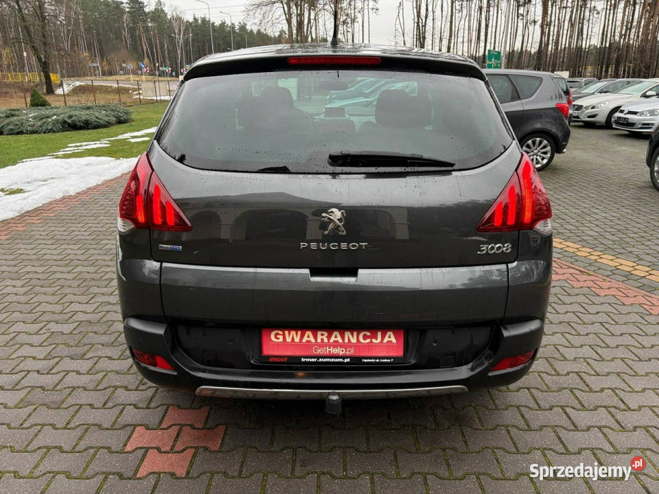 Peugeot 3008 16 HDI 120 Półskóry Panorama Head przyciemniane szyby mazowieckie Lipówki sprzedam