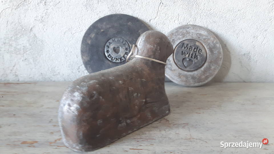 Zestaw podstawek ceramicznych ręcznie wykonanych