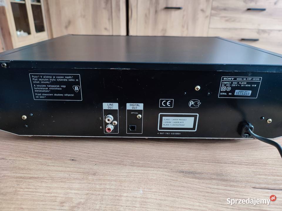 odtwarzacz cd SONY CDP315 pilot Odtwarzacze CD i MD Myszków