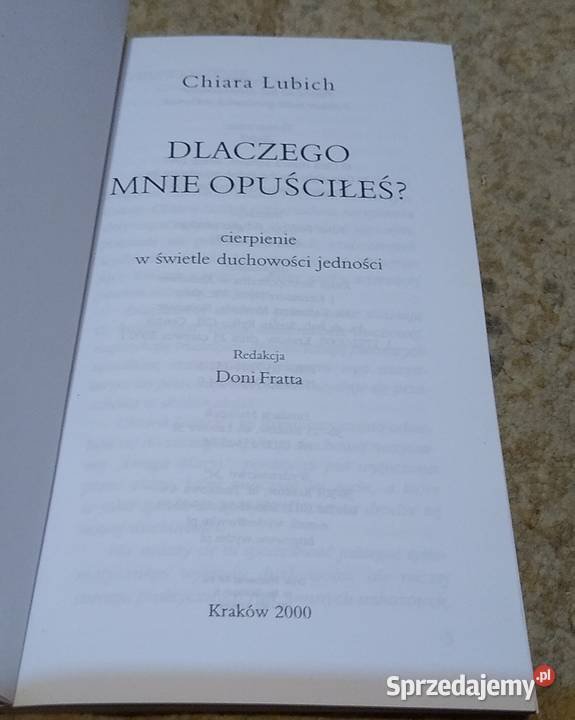 Dlaczego mnie opuściłeś cierpienie w świetle Gdańsk