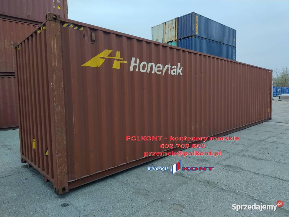 Kontener Morski Magazynowy 40 HC 12 metrowy Katowice