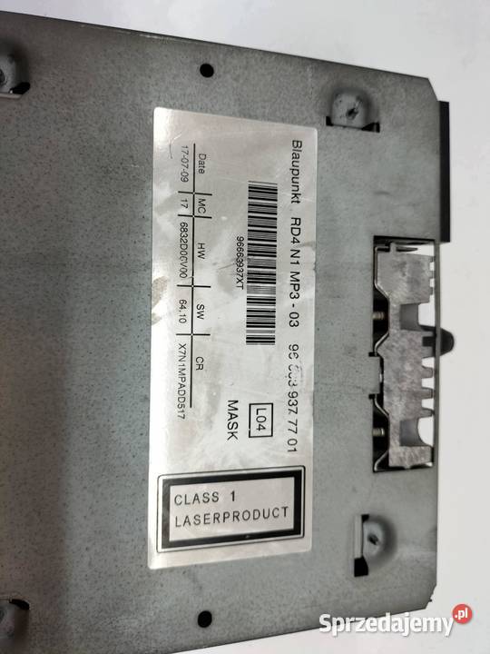 RADIO 96663937XT Citroen Berlingo II 2008 2018