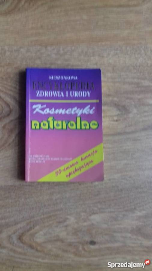 Książka o naturalnych kosmetykach Iława sprzedam