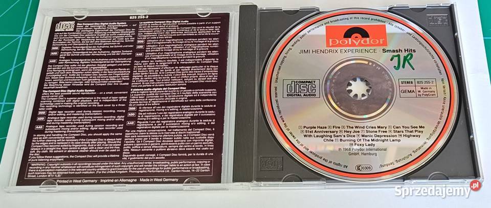 Jimi Hendrix Experience Smash Hits CD CD Zielona Góra