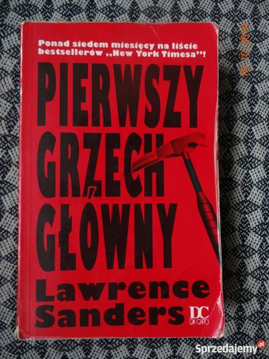 Pierwszy grzech główny Lawrence Sanders kryminały Warszawa
