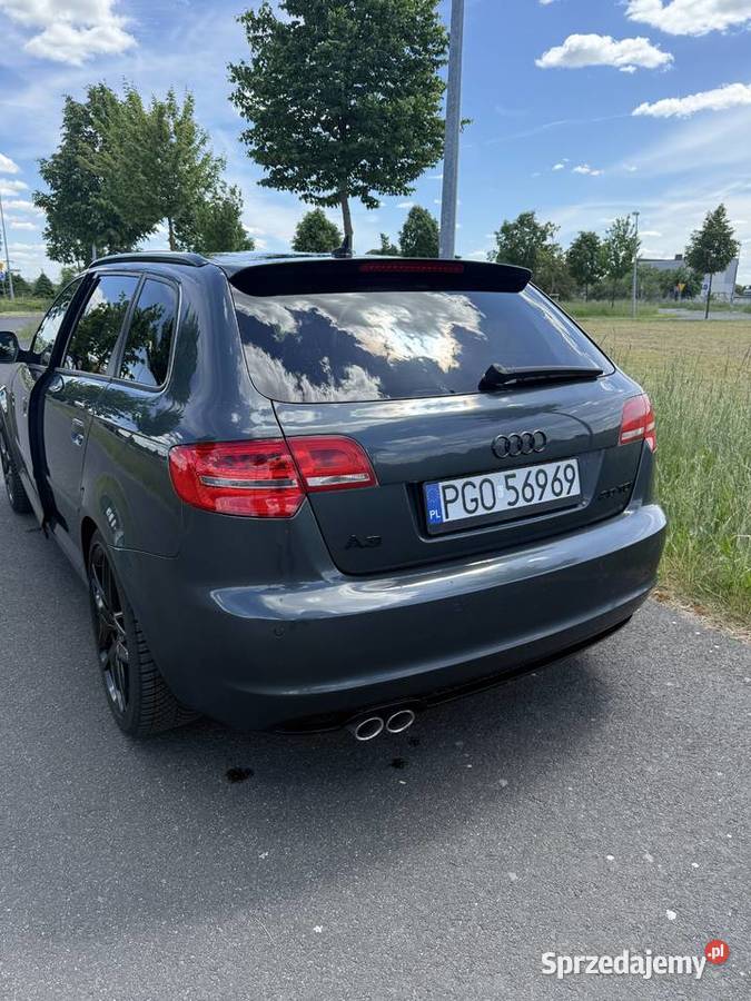 Audi A3 8P Sportback SLine Quattro najbogatsza A3 Grodzisk Wielkopolski