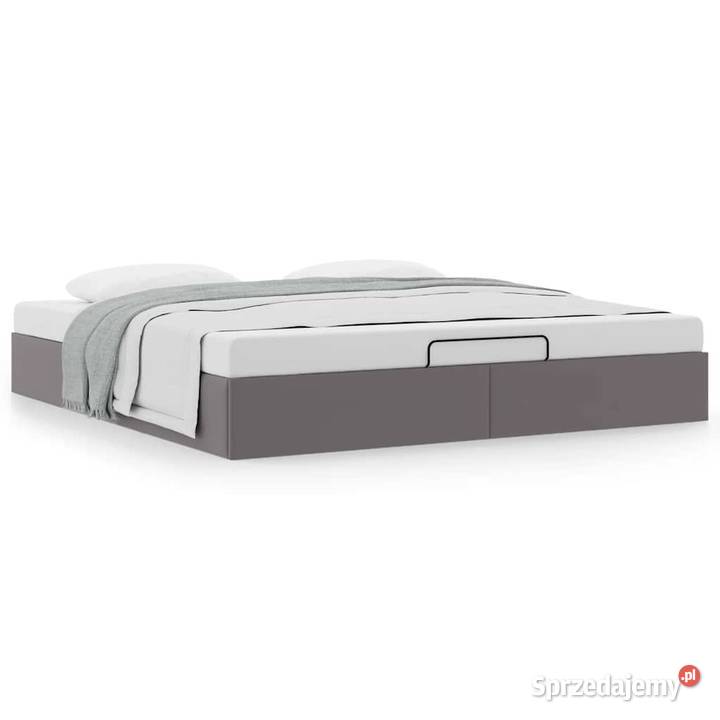 vidaXL Rama łóżka otomana bez materaca szara Warszawa sprzedam