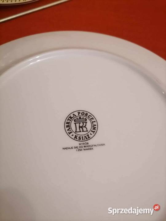 Dwa Talerze Dekoracyjne Tajemniczy Ogród Porcelana i szkło dolnośląskie