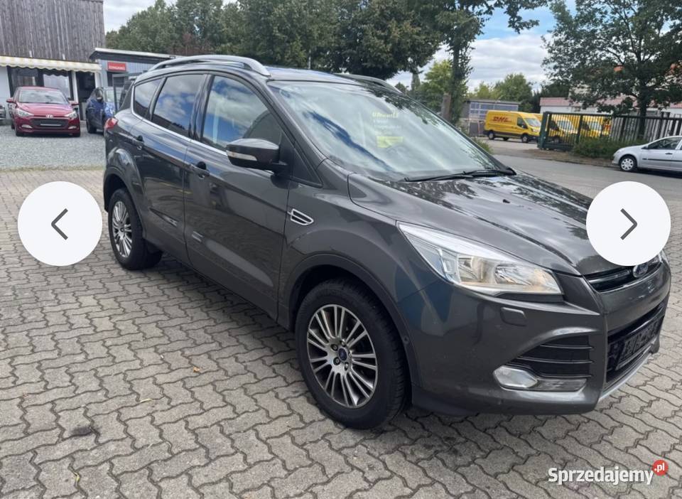 Ford Kuga 4x4 2015 pół skóra z Niemiec super Jelenia Góra