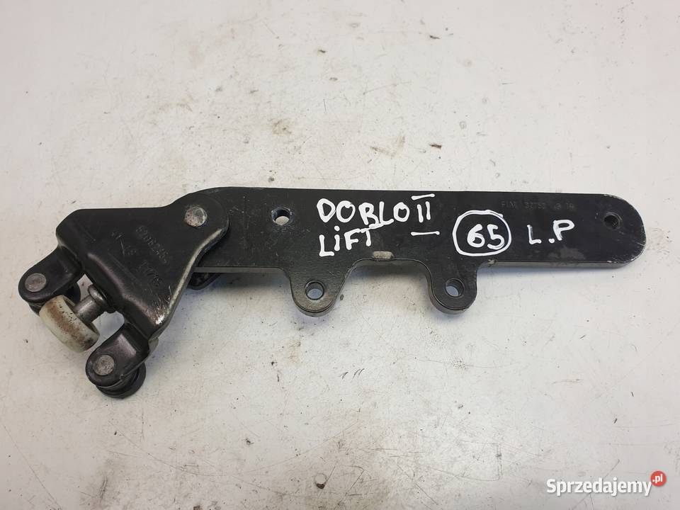 Fiat Doblo II lift ROLKA DRZWI PRZESUWNYCH dolna osobowe Zawiasy, bolce i prowadnice Rudka