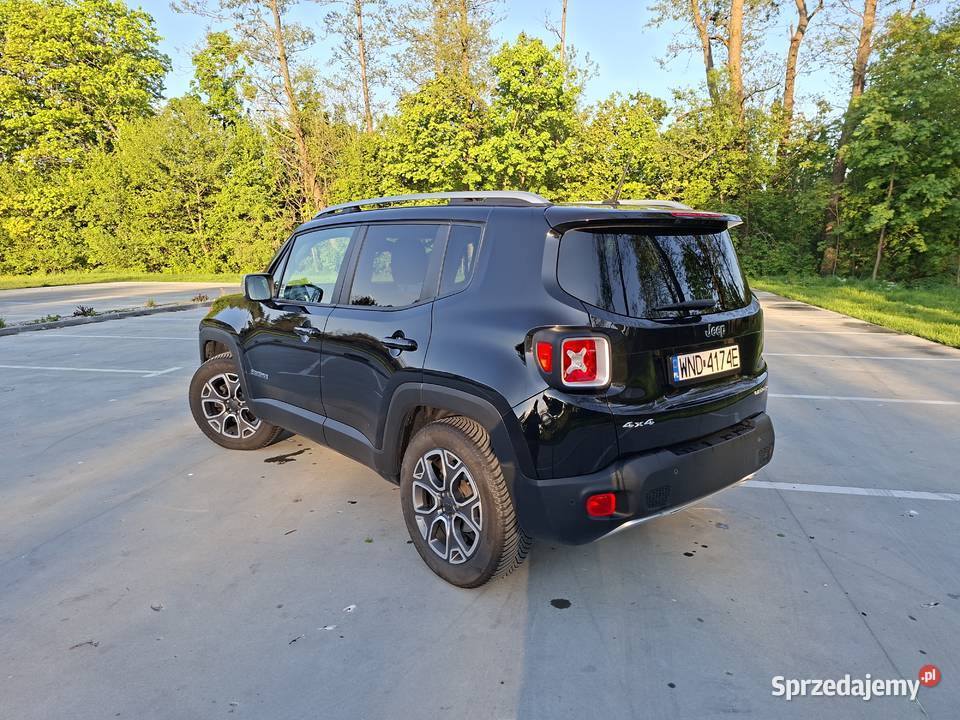 Jeep Renegade Limited 20 CRD 140 9AT 2016 nieuszkodzony Nasielsk