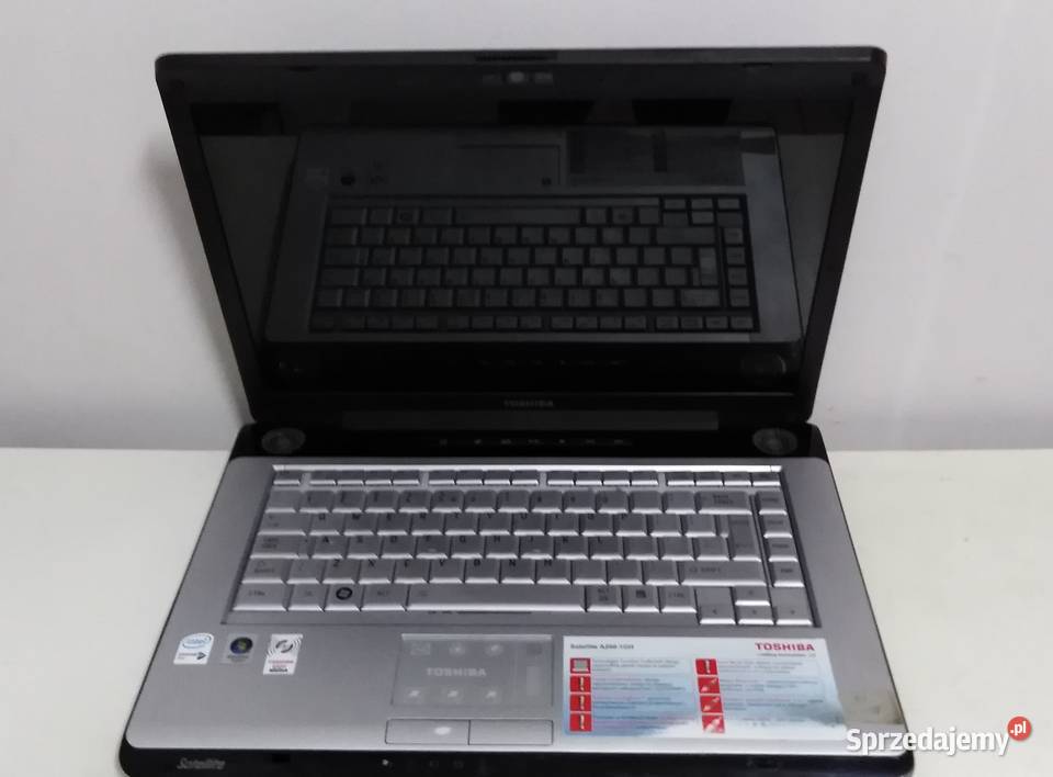 LAPTOP TOSHIBA SATELLITE A200 120GB 2GB RAM łódzkie Pabianice sprzedam