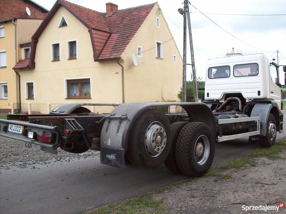 MERCEDES ATEGO ACTROS 6x2 RAMA DO ZABUDOWY DMC manualna Samochody ciężarowe Domaradzka Kuźnia