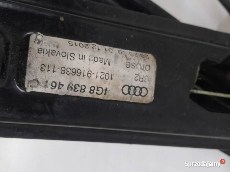 MECHANIZM SZYBY LEWY TYŁ SEDAN S7 4G8839461C Rok produkcji 2016 świętokrzyskie
