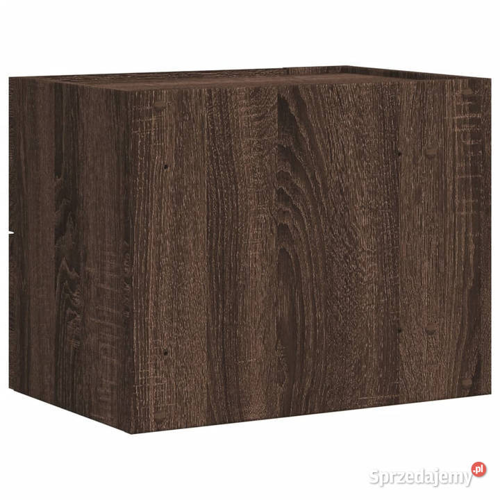 Wisząca szafka nocna brązowy dąb 45x30x35 mazowieckie Warszawa