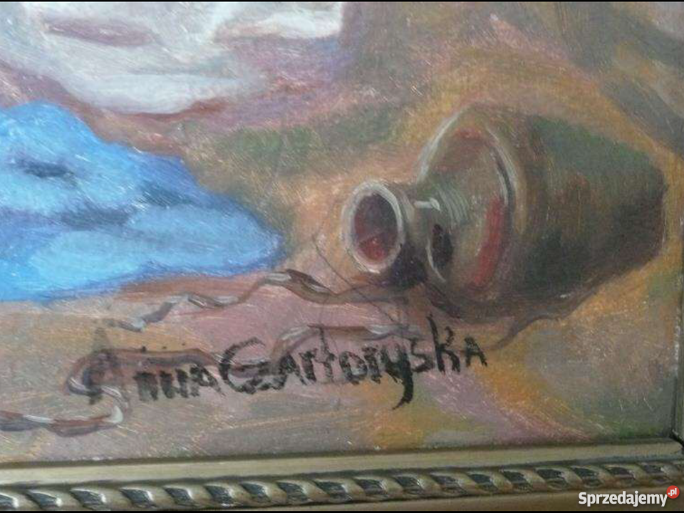 Obraz olejny Anny Czartoryskiej z 1949r śląskie Ruda Śląska