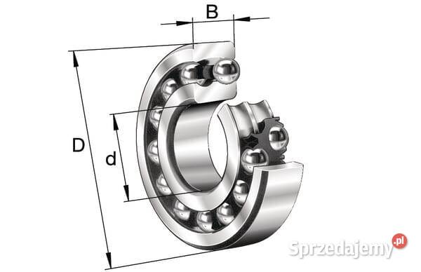 Łożysko kulkowe samonastawne 25x52x15 mm INAFAG Kamionna sprzedam