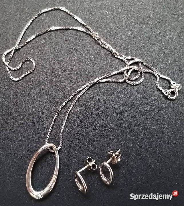 Hot Diamonds Trio Oval Wisiorek 2 kolczyki z Pozostałe Warszawa sprzedam